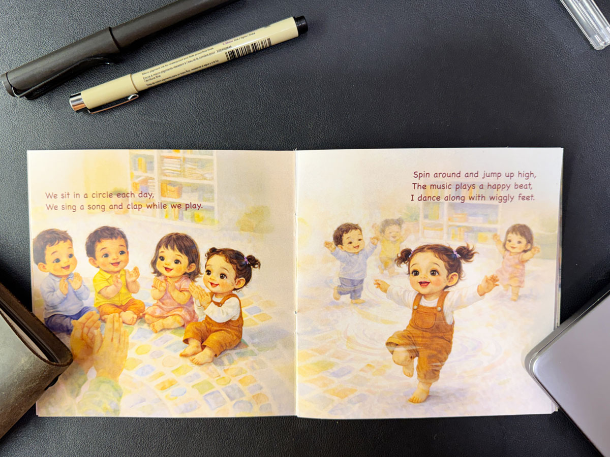 A scene from the book